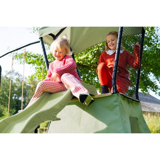 EXIT Ivy outdoor playset with slide and swing set
