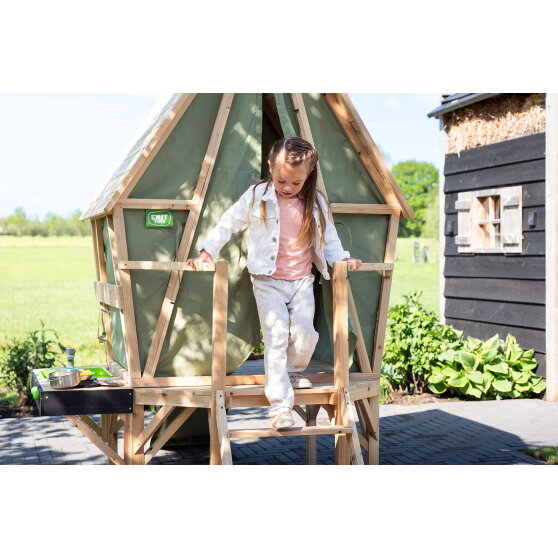 EXIT Yuki 350 playhouse with slide and mud kitchen