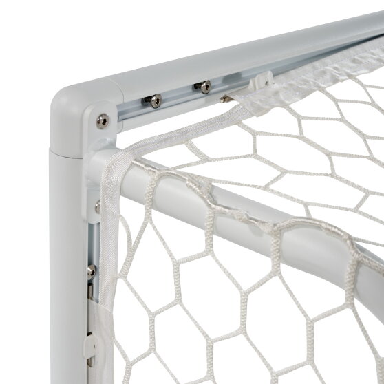 EXIT Scala aluminium football goal 6x4ft - white