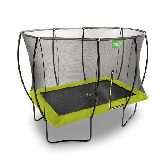 EXIT Silhouette trampoline 7x10ft - green