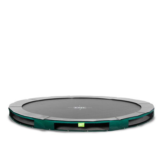 EXIT Elegant Premium ground sports trampoline 14ft - green