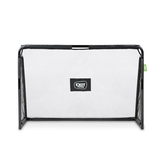 EXIT Maestro steel football goal 6x4ft - black