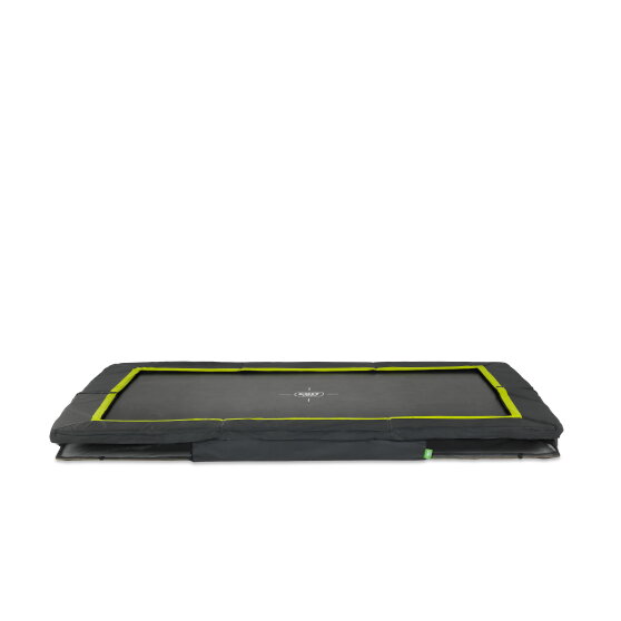 EXIT Silhouette Ground Sports Trampoline 8x12ft - Black