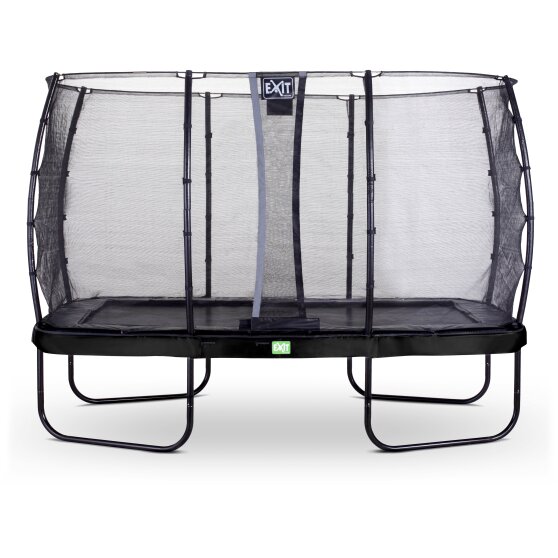 EXIT Elegant trampoline 244x427cm with Economy safetynet - black