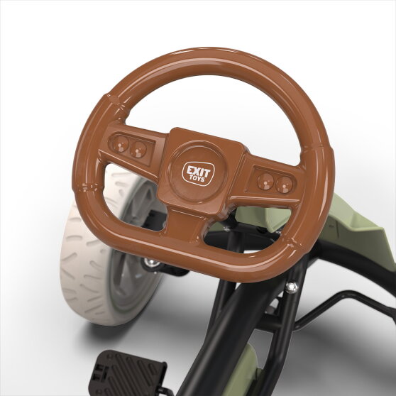 EXIT Foxy Pedal Go-Kart for kids green | pedal go-kart from 2 years