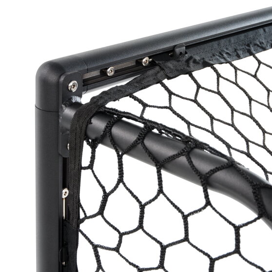 EXIT Scala aluminium football goal 4x2.6ft - black