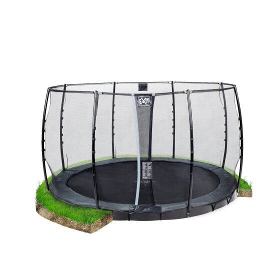 EXIT middle leg Supreme and InTerra ground level trampoline ø366cm | Toys