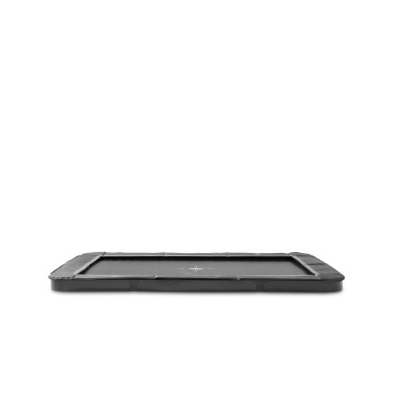 EXIT InTerra ground-level sports trampoline 7x10ft - black