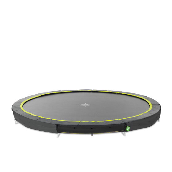 EXIT Silhouette Ground Sports Trampoline 14ft - Black