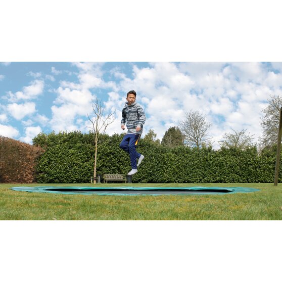 EXIT Supreme ground trampoline ø427cm - green