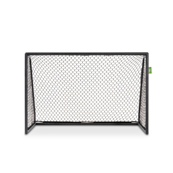 EXIT Scala aluminium football goal 6x4ft - black