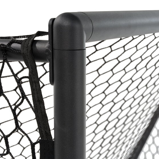 EXIT Scala aluminium football goal 6x4ft - black