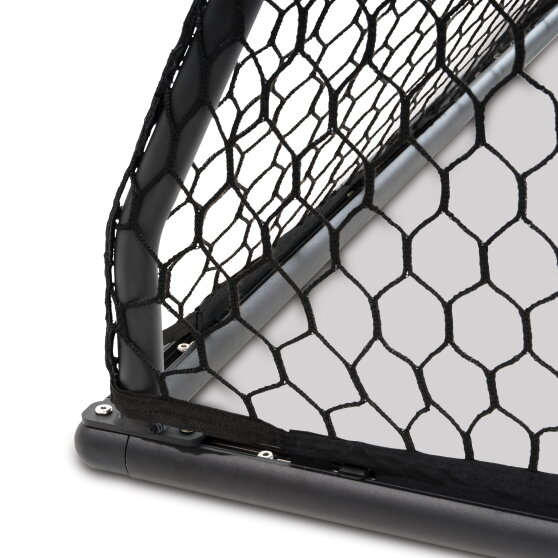 EXIT Scala aluminium football goal 6x4ft - black