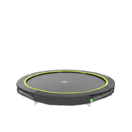 XIT Silhouette Ground Sports Trampoline 10ft - Black