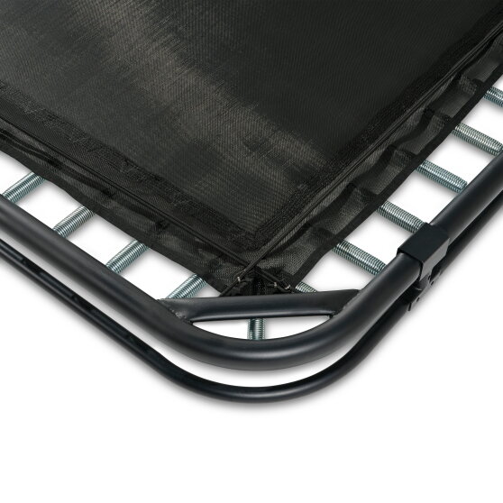 EXIT InTerra ground-level sports trampoline 7x10ft - black