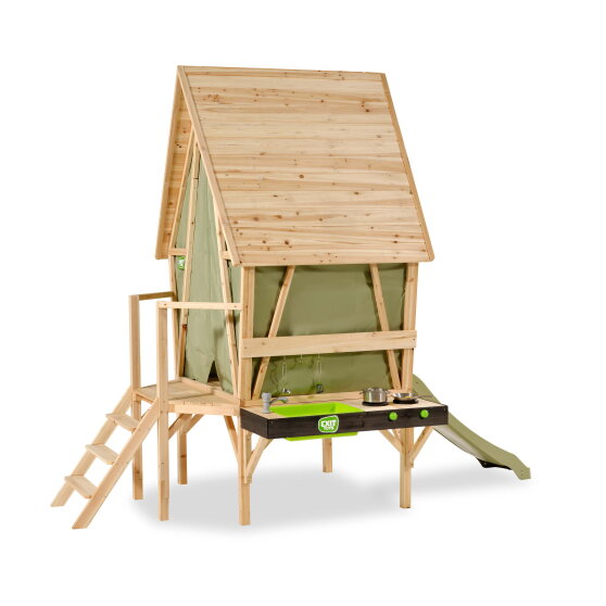 EXIT Yuki 350 playhouse with slide and mud kitchen