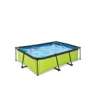EXIT Lime pool 7ft x 5ft x 25.6in with filter pump - green