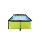 EXIT Lime pool 7ft x 5ft x 25.6in with filter pump - green