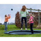 EXIT InTerra ground-level sports trampoline 14ft - black