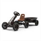 EXIT Foxy go-kart with trailer for kids black | from 2 years