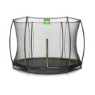 EXIT Silhouette ground trampoline 10ft with safety net - black