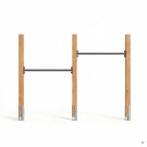 EXIT Linea 85 wooden gym bar double