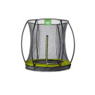 EXIT Silhouette ground trampoline 6ft with safety net - green