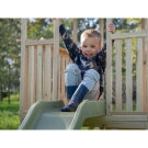 EXIT Panorama 350 wooden playhouse with slide and mud kitchen