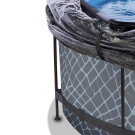 EXIT Stone pool 12ft x 48in with sand filter pump and dome - grey