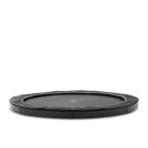 EXIT InTerra ground-level sports trampoline 14ft - black