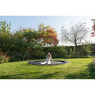 EXIT InTerra ground-level sports trampoline 12ft - black