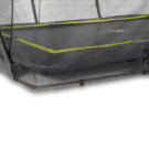 EXIT Silhouette Ground Trampoline 7x10 ft with Safety Net