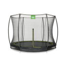 EXIT Silhouette ground trampoline 8ft with safety net - black