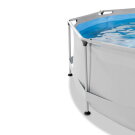 EXIT Soft Grey Pool 12ftx30in with Pump & Canopy - Grey