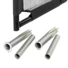 EXIT Maestro steel football goal 6x4ft - black