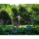 EXIT Silhouette 8ft Ground Sports Trampoline - Black