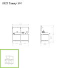 EXIT Yummy 100 wooden outdoor kitchen - natural