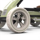 EXIT Foxy pedal go-kart with trailer for kids green | from 2 years