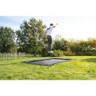 EXIT InTerra ground-level sports trampoline 7x10ft - black