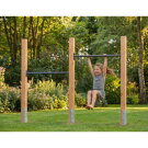 EXIT Linea 85 wooden gym bar double