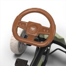 EXIT Foxy pedal go-kart with trailer for kids green | from 2 years