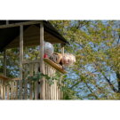 EXIT Panorama 350 wooden playhouse with slide and mud kitchen