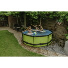 EXIT Lime pool 8ft x 30in with filter pump - green