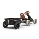 EXIT Foxy pedal go-kart with trailer for kids green | from 2 years