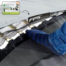 EXIT Elegant Premium ground sports trampoline 14ft - green