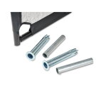 EXIT Coppa steel football goal 7x5.6ft - black