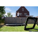 EXIT Elegant Ground Sports Trampoline 10 ft - Black