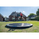 EXIT 12ft Silhouette Ground Sports Trampoline Black