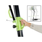 EXIT Galaxy portable basketball backboard on wheels - green/black