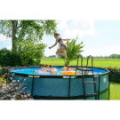 EXIT Stone pool 16ft x 48in with sand filter pump - grey